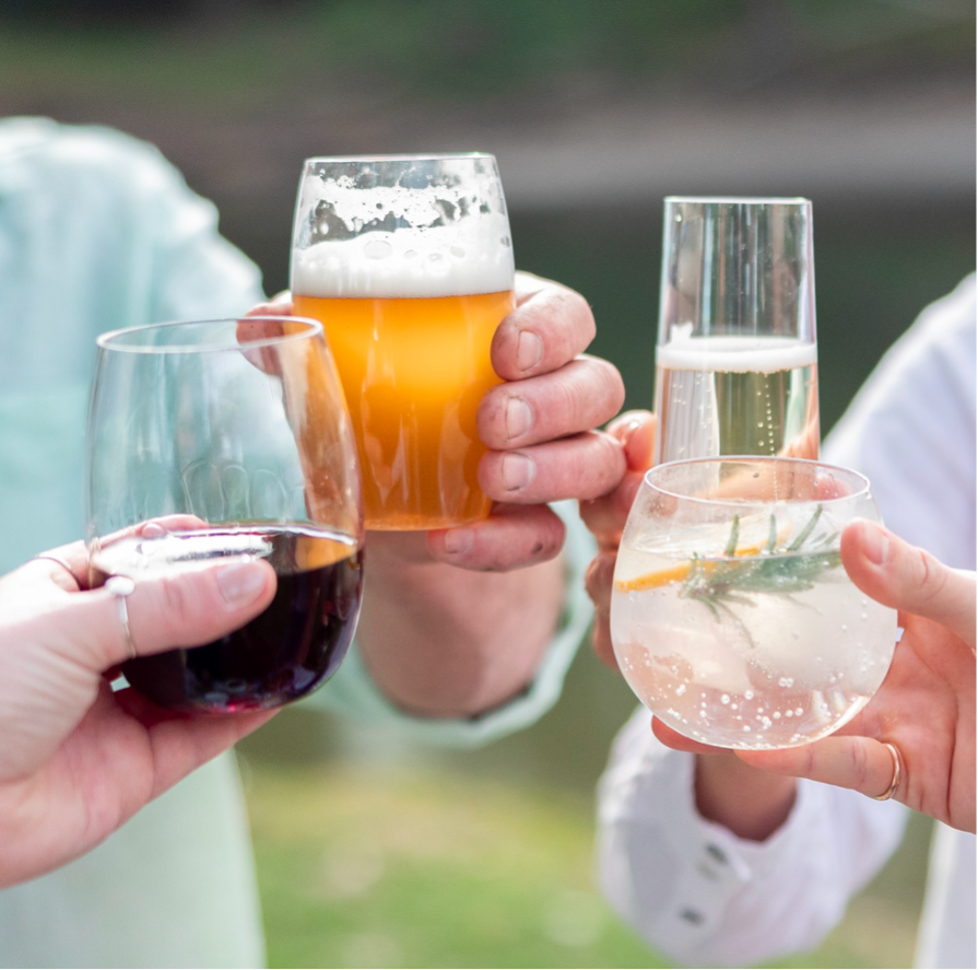 Rowdy Crowd Drinkware range for picnics