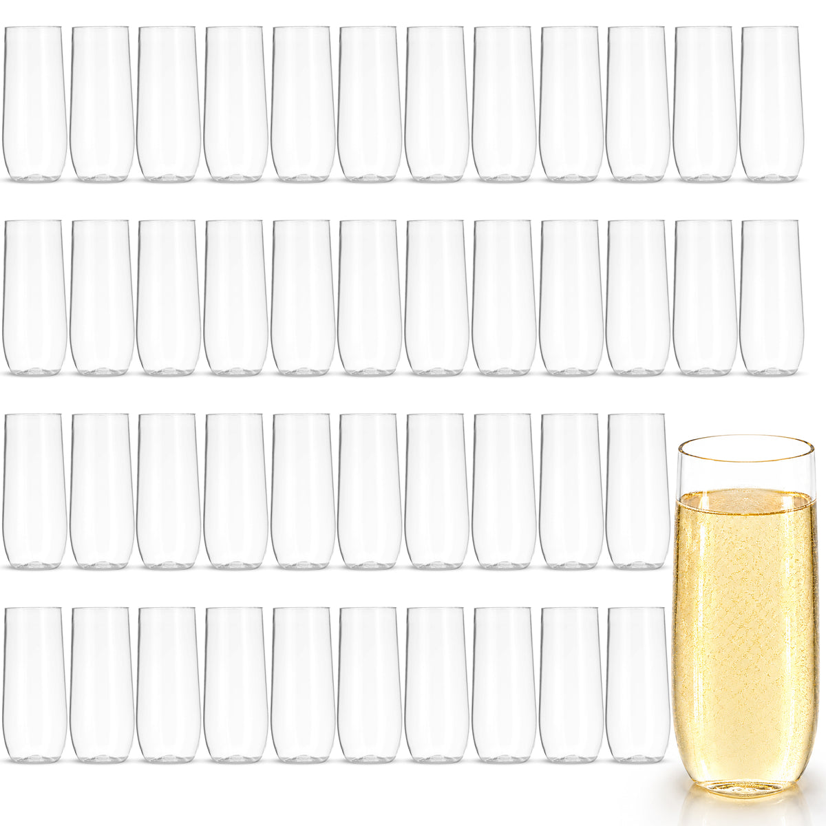 Bulk Pack 135 x Champagne Flutes