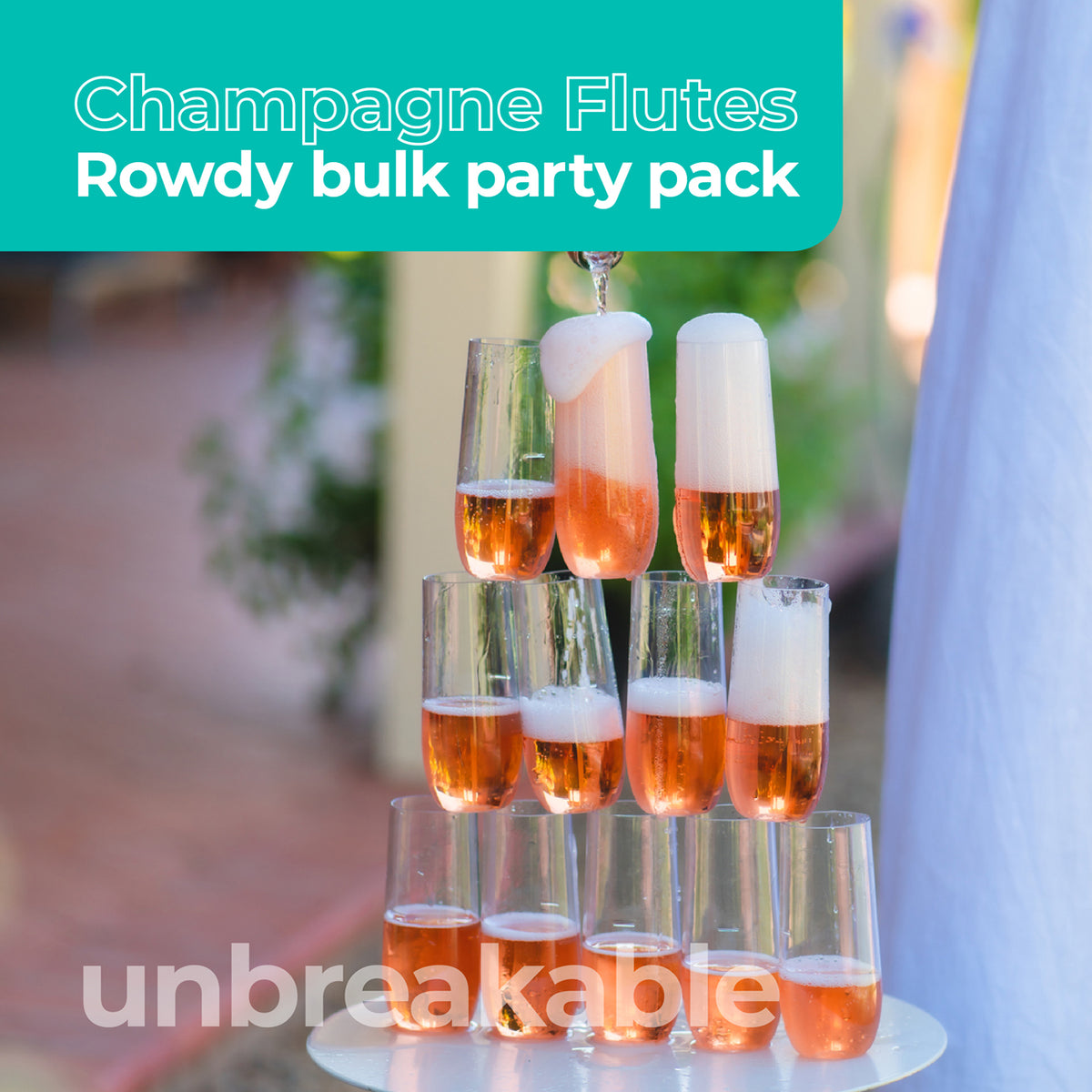Bulk Pack 135 x Champagne Flutes