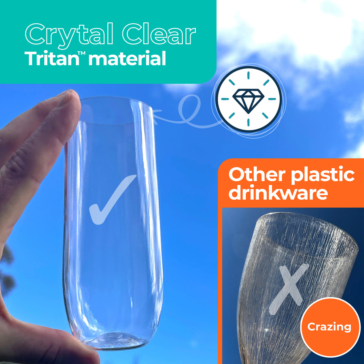 Bulk Pack 135 x Champagne Flutes