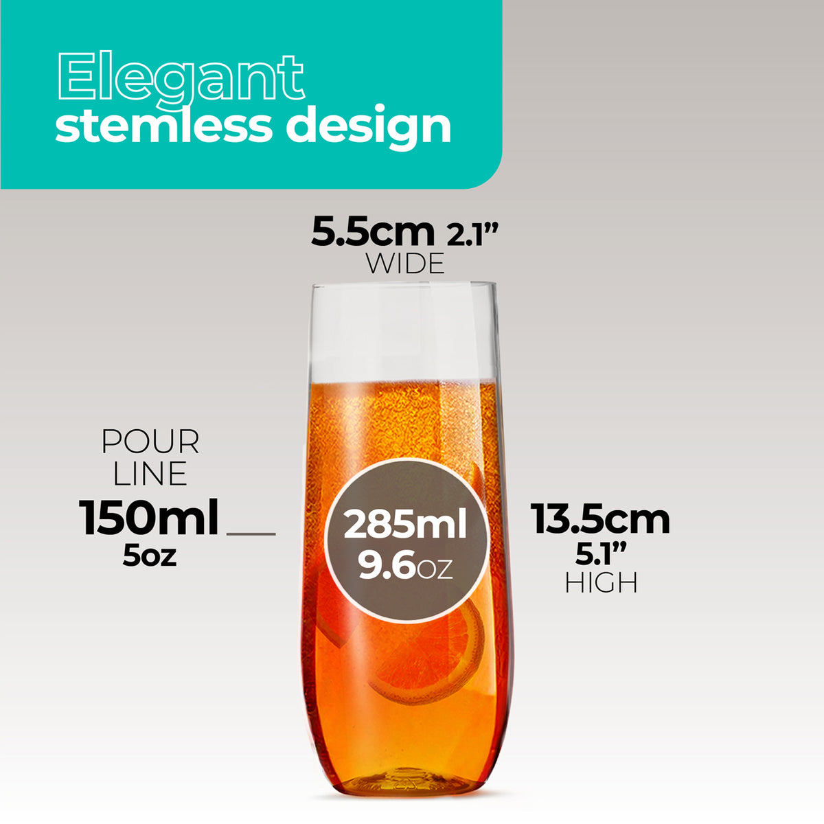 Bulk Pack 135 x Champagne Flutes