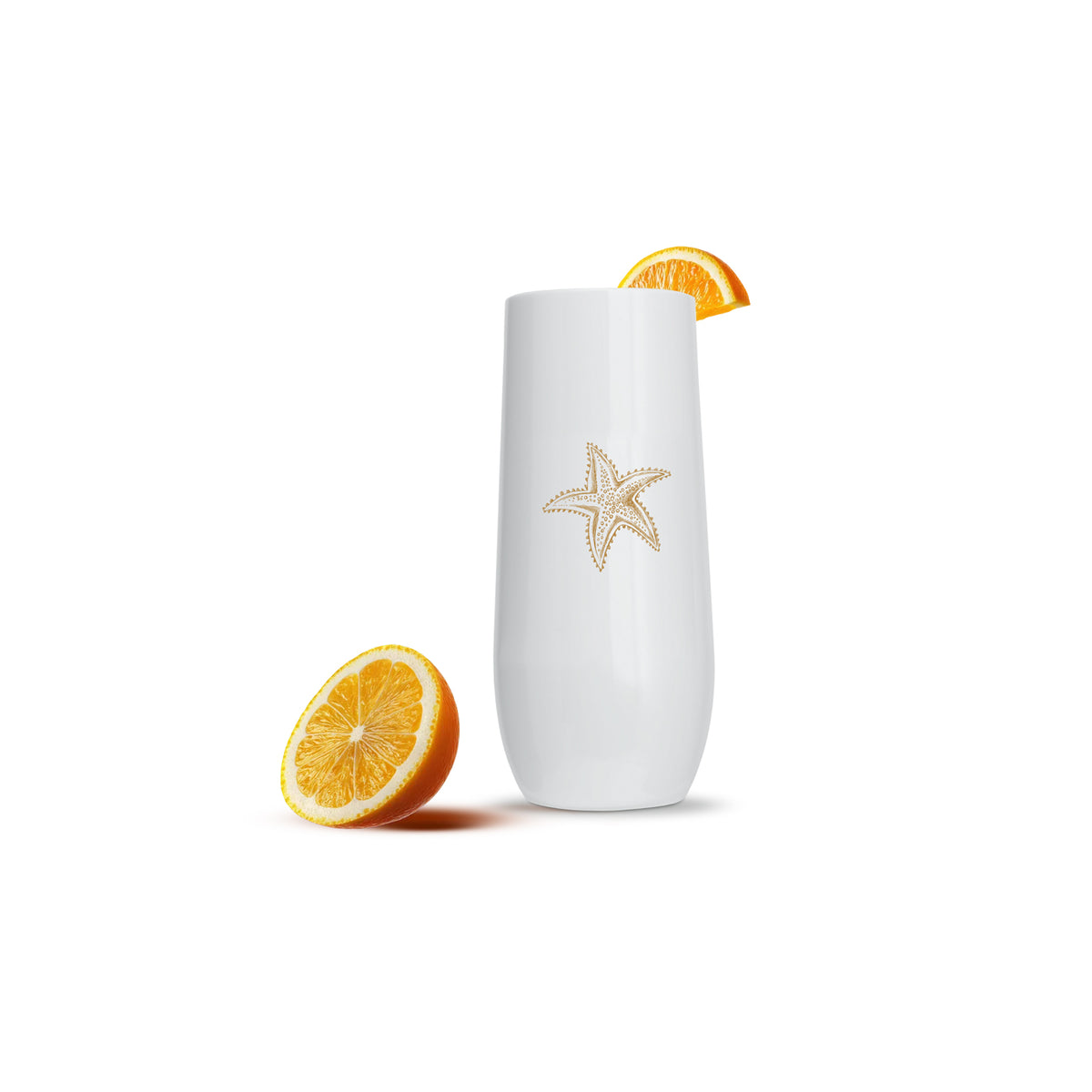 All White 8 Printed Champagne Packs - Rowdy By The Sea