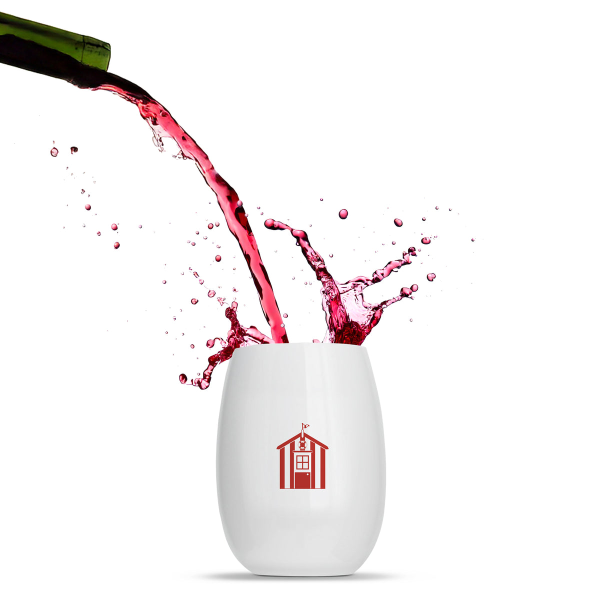 All White 8 Printed Wine Packs - Rowdy Beach Huts