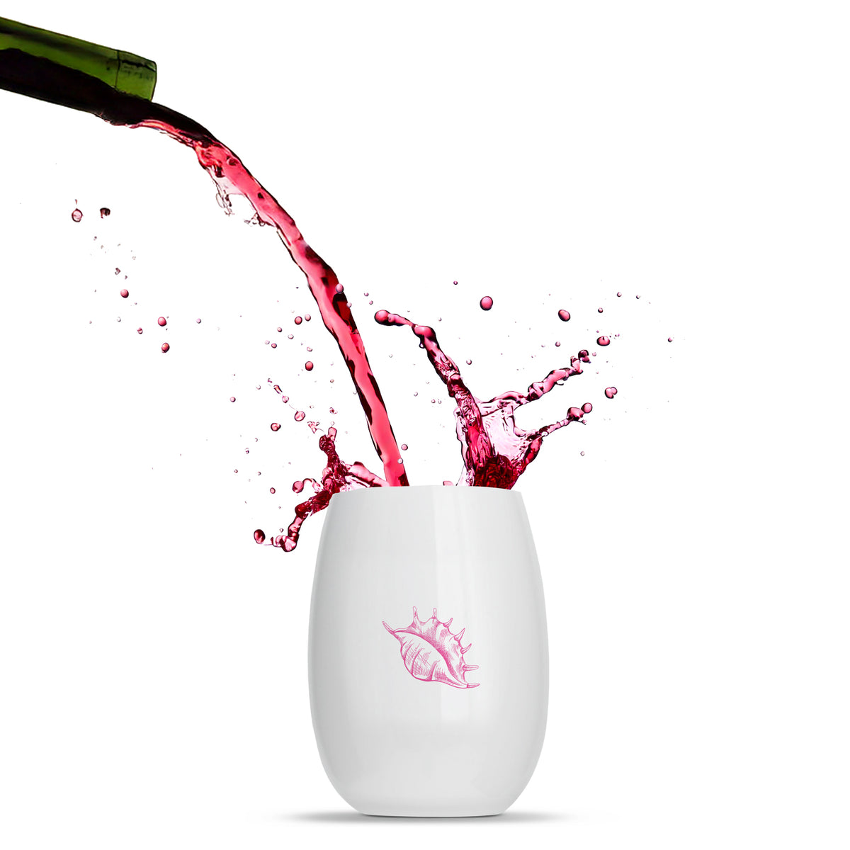 All White 8 Printed Wine Packs - Rowdy By The Sea