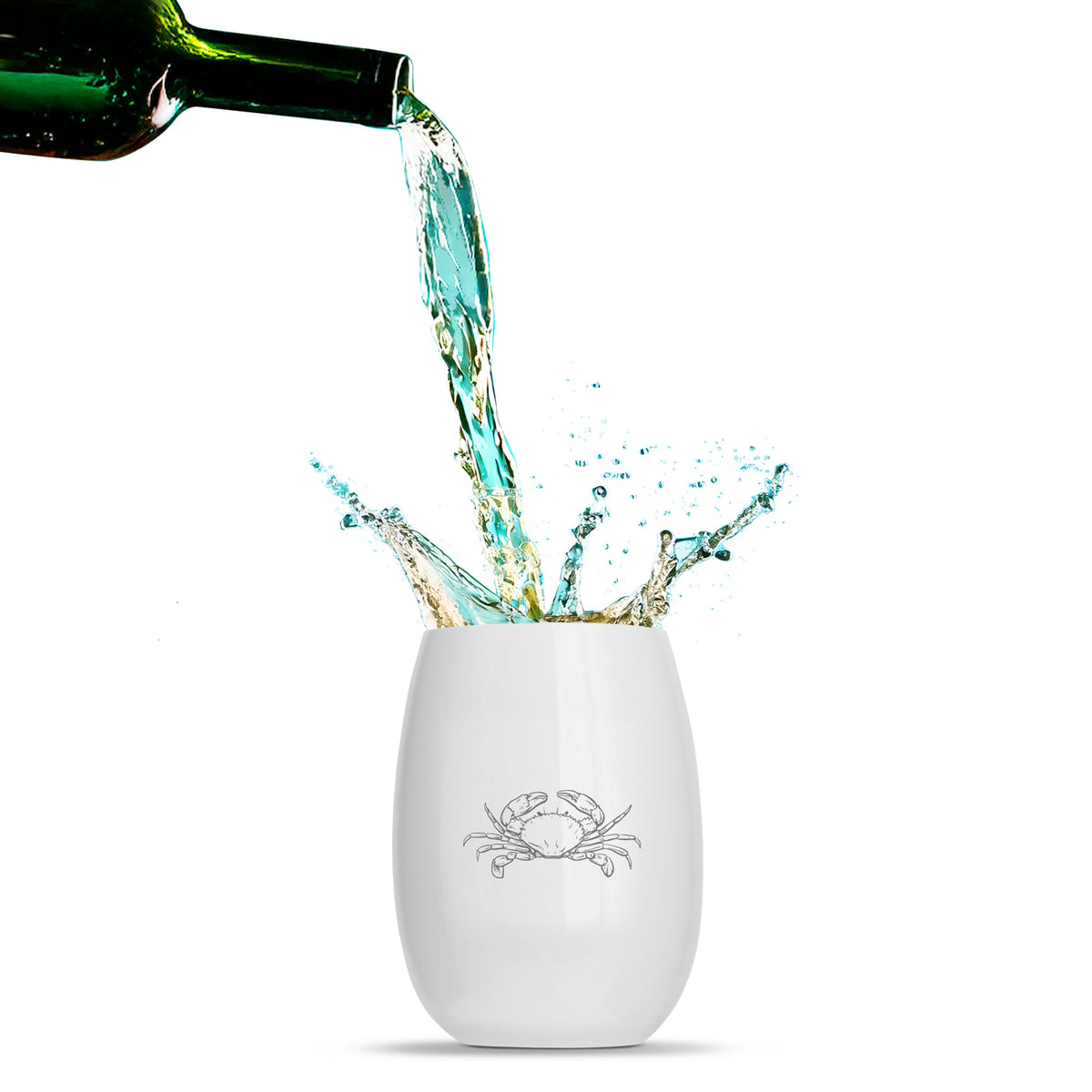 All White 8 Printed Wine Packs - Rowdy By The Sea