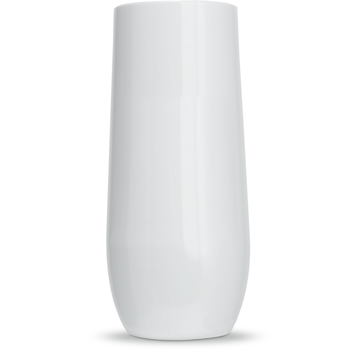 White Champagne Flute unbreakable resuseable elegant