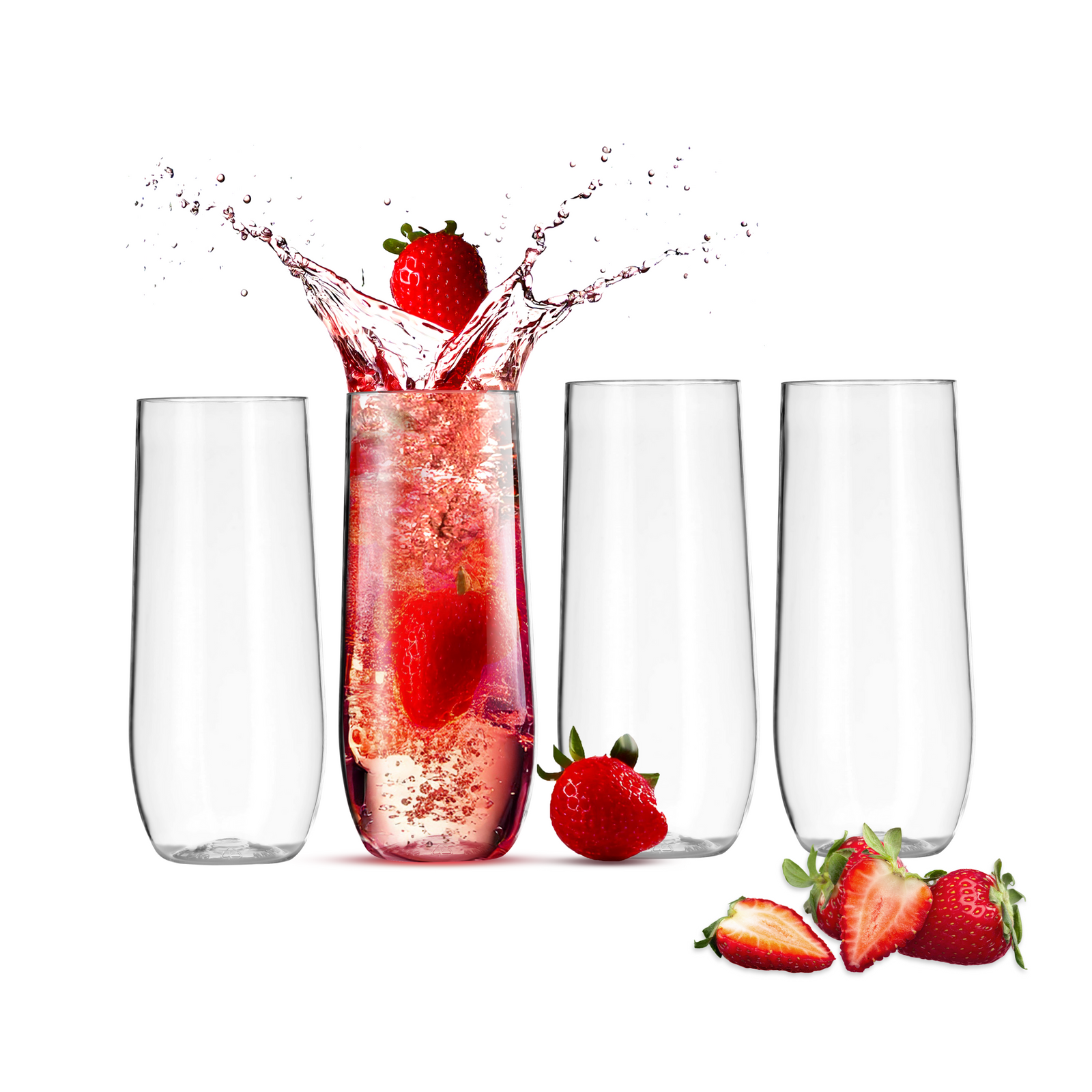 Rowdy Family Combination Pack, 4 Wine & 4 Champagne Pieces