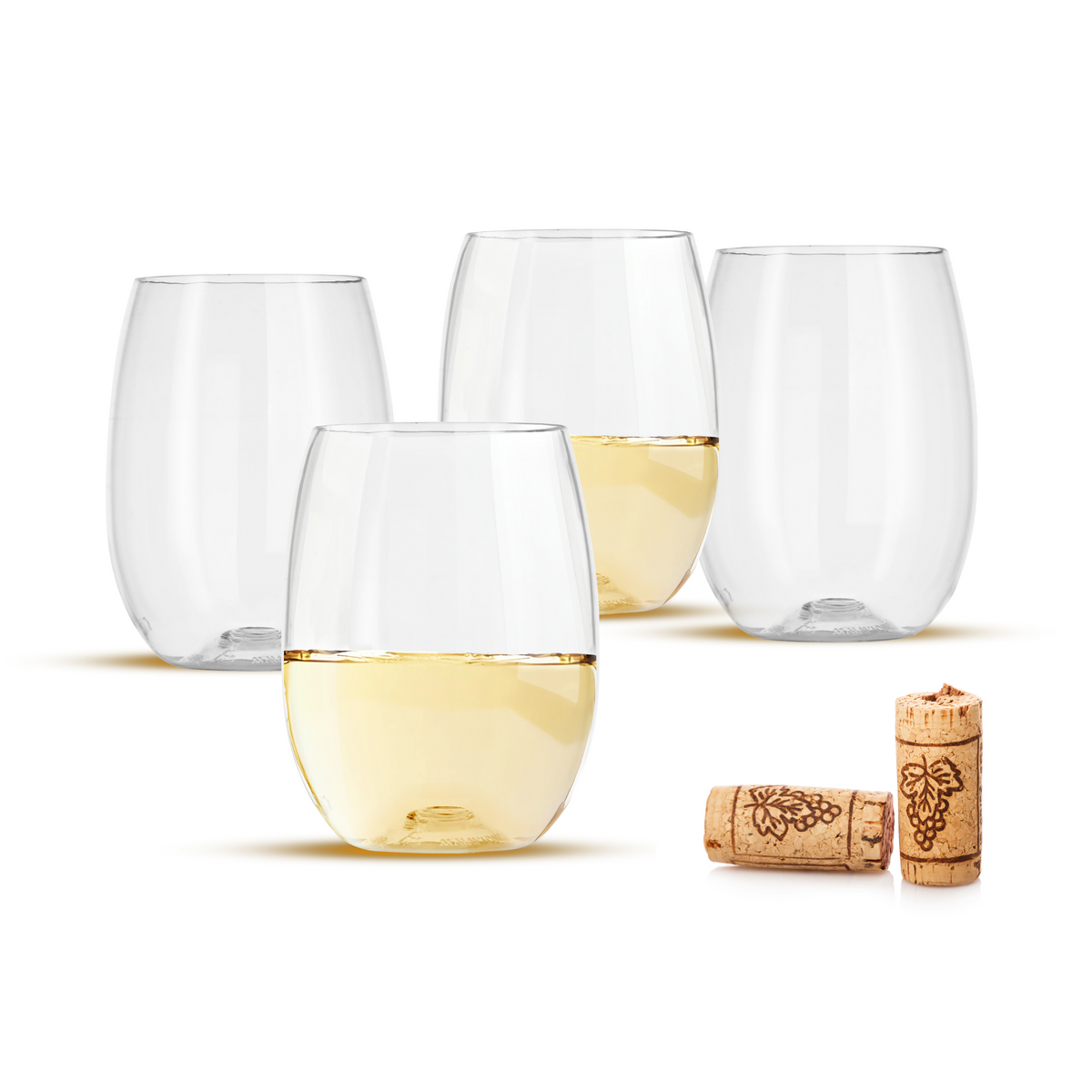 Cool Rowdies Wine Tumbler Pack x 4